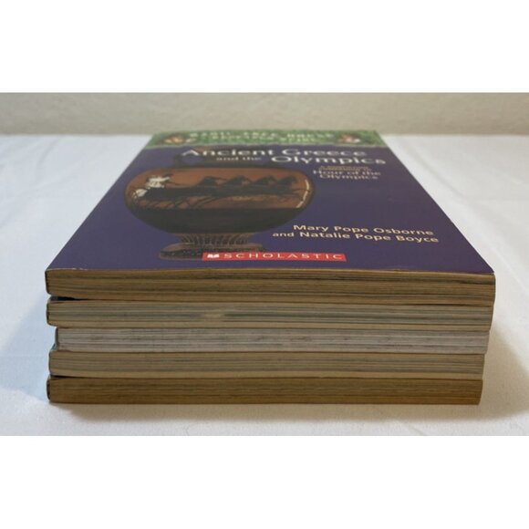Lot of 5 Magic Treehouse Research Guides Mary Pope Osborne Greece Rome Castles - Picture 3 of 10